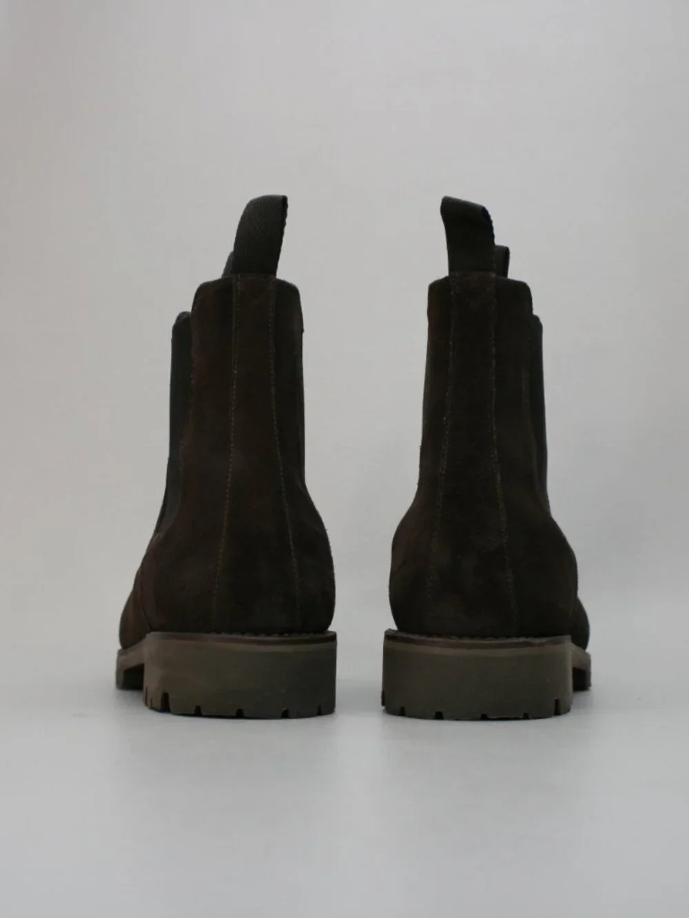 Cavour (8 UK) Men's (9 US) Chelsea Brown Suede Pull-on Ankle Vibram Boots Spain